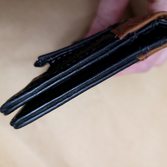 Fossil Small Bifold Wallet Brown Black - Picture 5 of 12